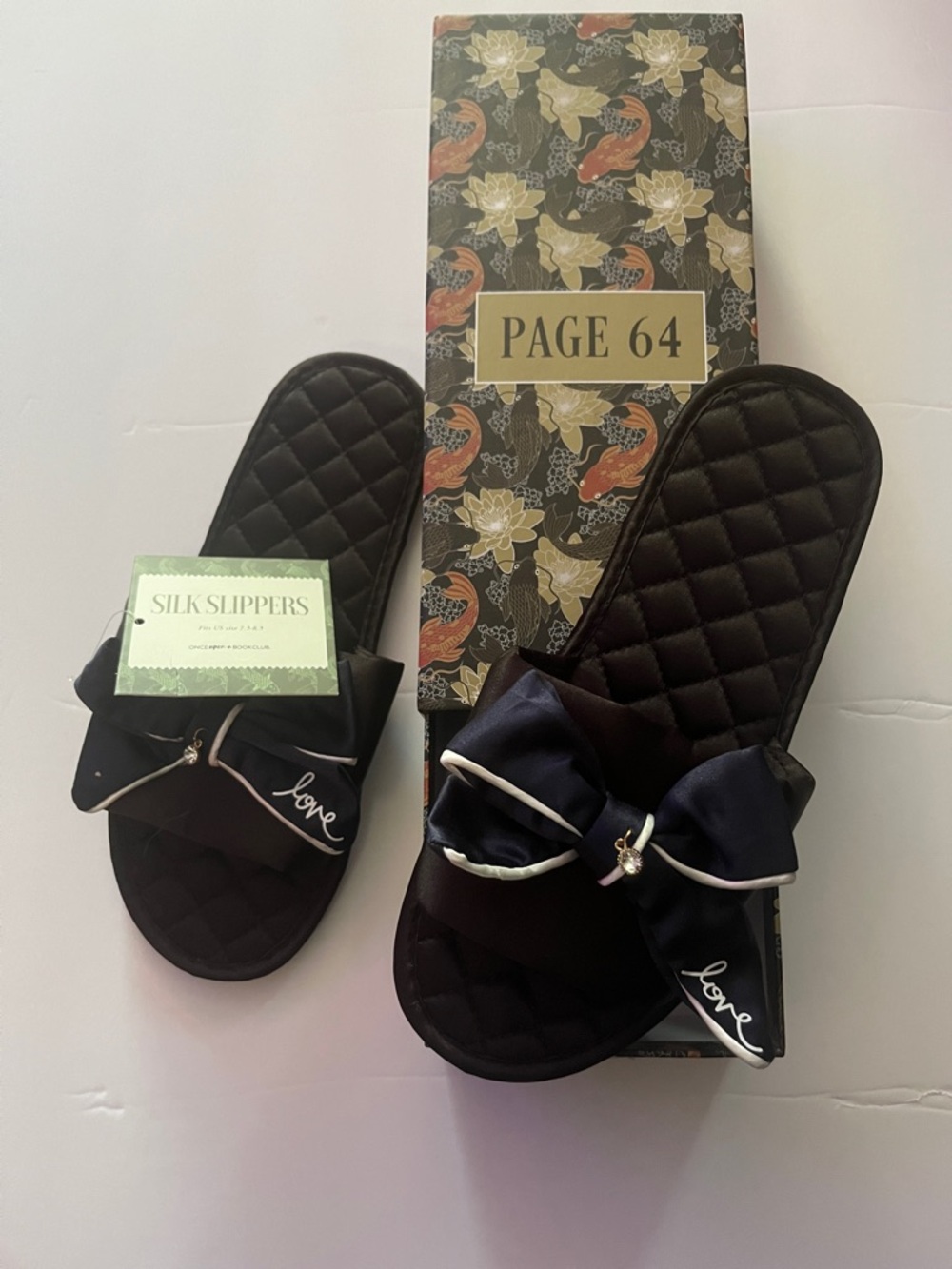 Amazing Love Slippers from onceuponabook club
